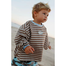 Load image into Gallery viewer, STRIPE LONG SLEEVE TEE | STONE