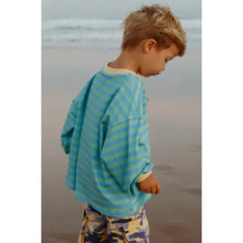 Load image into Gallery viewer, STRIPE LONG SLEEVE TEE | TIDE