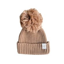 Load image into Gallery viewer, KNITTED POM BEANIE | TEDDY