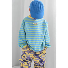 Load image into Gallery viewer, STRIPE LONG SLEEVE TEE | TIDE