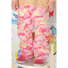 Load image into Gallery viewer, CAMO CARGO PANT | PINK LEMONADE