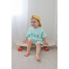 Load image into Gallery viewer, COOL KIDS CLUB RAW EDGE TEE - SEAFOAM MIST