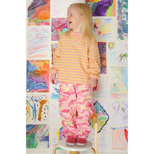 Load image into Gallery viewer, STRIPE LONG SLEEVE TEE | PINK LEMONADE