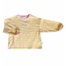Load image into Gallery viewer, STRIPE LONG SLEEVE TEE | PINK LEMONADE