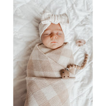Load image into Gallery viewer, BLANKET | CARAMEL GINGHAM