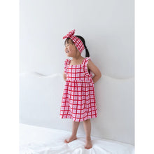 Load image into Gallery viewer, CANDY CHECK FRILL DRESS