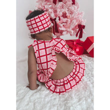 Load image into Gallery viewer, CANDY CHECK OPEN BACK TOP