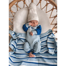 Load image into Gallery viewer, ALFIE BLUE STRIPE BLANKET