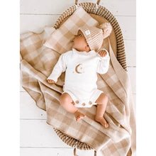 Load image into Gallery viewer, BLANKET | CARAMEL GINGHAM