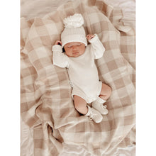 Load image into Gallery viewer, BLANKET | CARAMEL GINGHAM