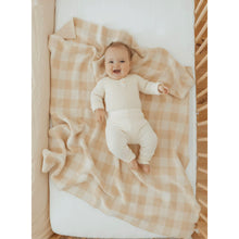 Load image into Gallery viewer, BLANKET | CARAMEL GINGHAM