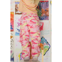 Load image into Gallery viewer, CAMO CARGO PANT | PINK LEMONADE
