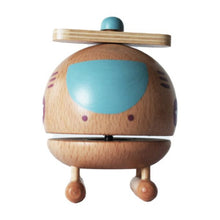 Load image into Gallery viewer, WOODEN HELICOPTER MUSIC BOX
