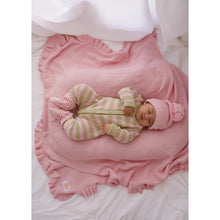 Load image into Gallery viewer, CHUNKY KNIT CLASSIC ROMPER | STRAWBERRY MATCHA STRIPE
