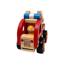 Load image into Gallery viewer, WOODEN FIRE ENGINE
