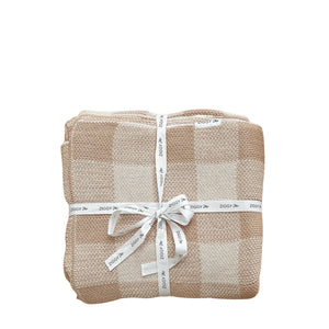 BLANKET | CARAMEL GINGHAM