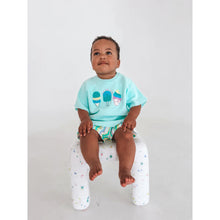 Load image into Gallery viewer, COOL KIDS CLUB RAW EDGE TEE - SEAFOAM MIST
