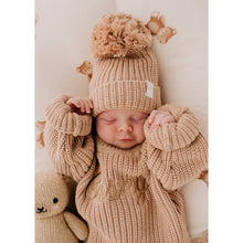 Load image into Gallery viewer, KNITTED POM BEANIE | TEDDY
