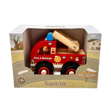 Load image into Gallery viewer, WOODEN FIRE ENGINE
