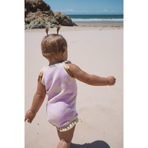 FRILL BODYSUIT | SEASHELL