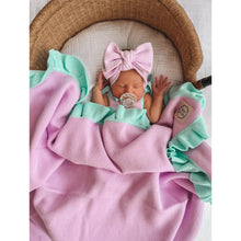 Load image into Gallery viewer, SONNIE FRILL BLANKET - ORCHID
