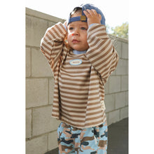 Load image into Gallery viewer, STRIPE LONG SLEEVE TEE | STONE
