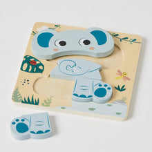 Load image into Gallery viewer, WOODEN ELEPHANT SMALL PUZZLE
