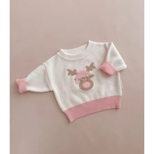 Load image into Gallery viewer, VANILLA REINDEER BOUCLE JUMPER
