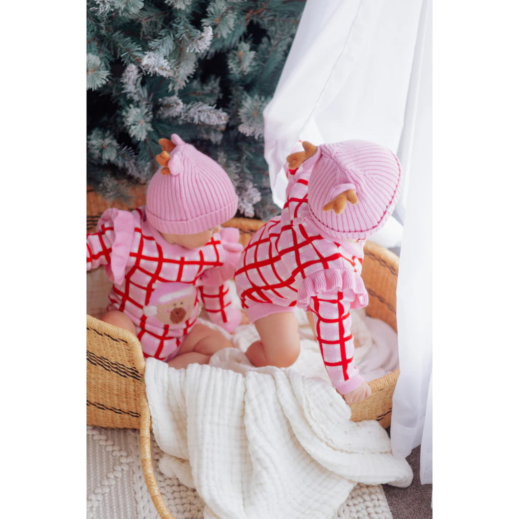 REINDEER BEANIE | CANDY