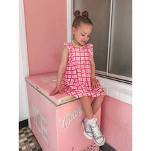 Load image into Gallery viewer, CANDY CHECK FRILL DRESS
