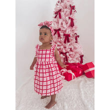 Load image into Gallery viewer, CANDY CHECK FRILL DRESS
