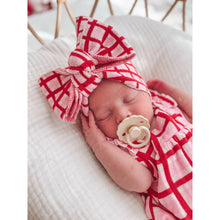 Load image into Gallery viewer, CANDY CHECK KNIT HEADBAND

