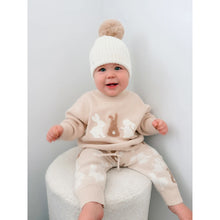 Load image into Gallery viewer, BUNNY KNIT PANTS | BISCUIT
