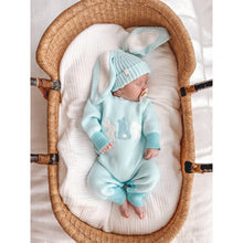 Load image into Gallery viewer, BUNNY BOUCLE ROMPER | SKY
