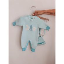 Load image into Gallery viewer, BUNNY BOUCLE ROMPER | SKY
