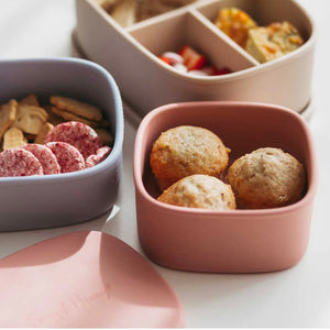 SILICONE SNACK BOX | ROSE