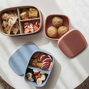 SILICONE SNACK BOX | ROSE