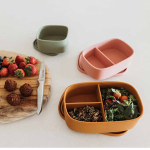 SILICONE MEDIUM LUNCH BOX | ROSE