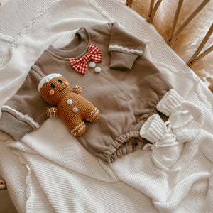 GINGERBREAD BUBBLE ROMPER