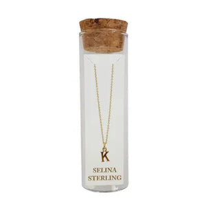 GOLD LETTER NECKLACE