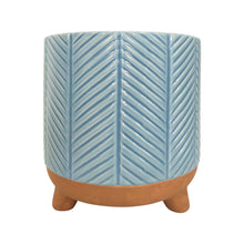 Load image into Gallery viewer, ZARI PLANTER - DUSTY BLUE - LARGE
