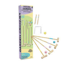 GARDEN CROQUET OUTDOOR GAME SET