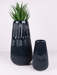 ZARI VASE - NAVY - SM