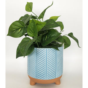 ZARI PLANTER - DUSTY BLUE - LARGE