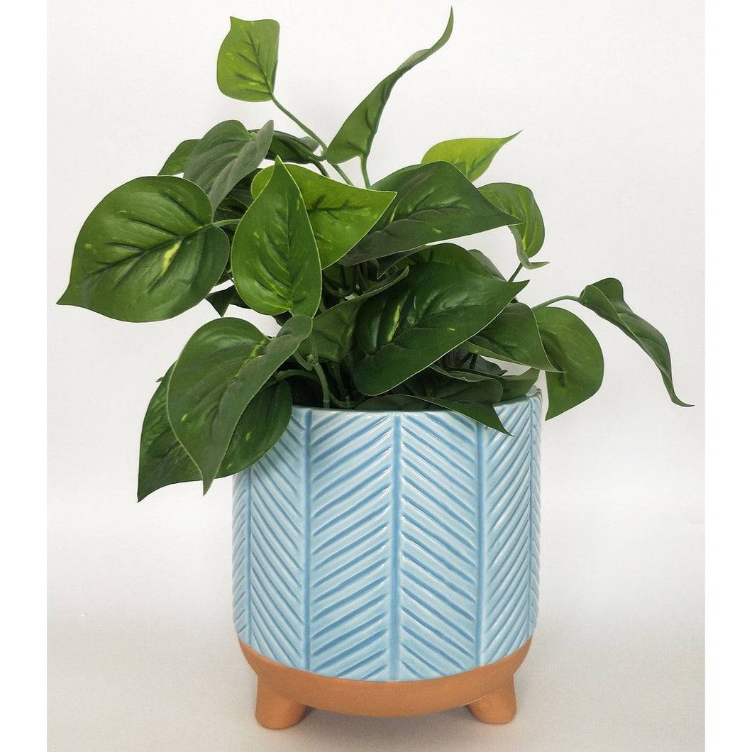 ZARI PLANTER - DUSTY BLUE - LARGE