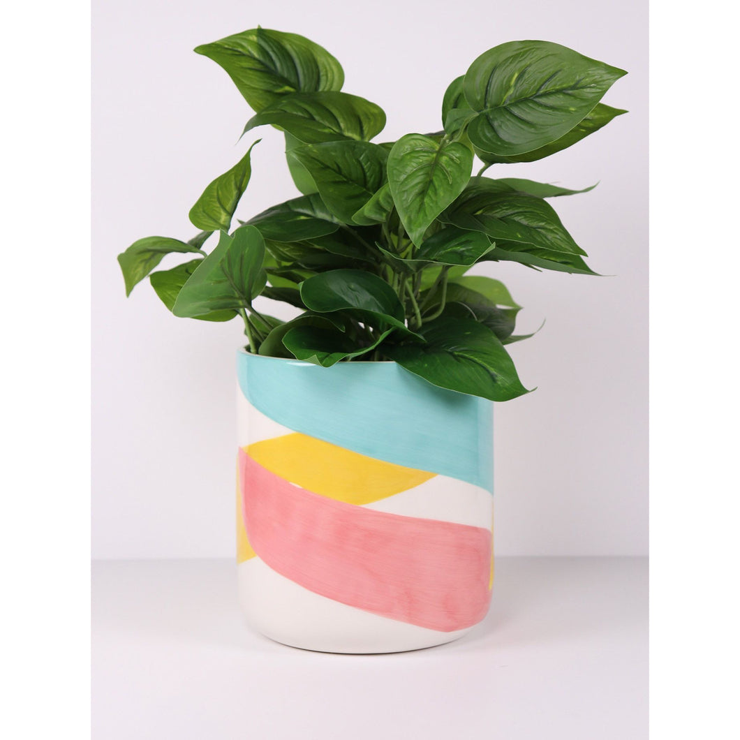 BRUSH STROKE PLANTER - LARGE