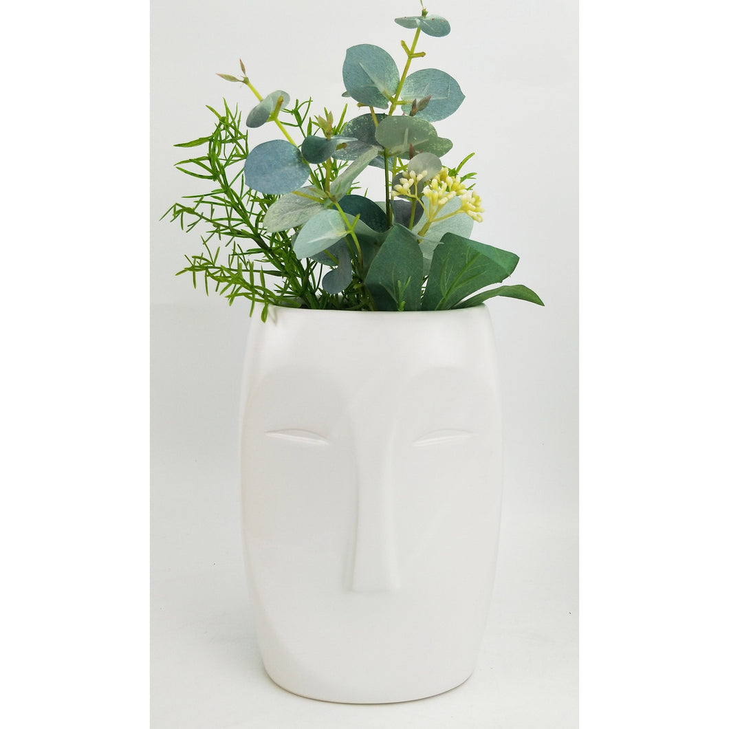 AZTEC FACE VASE