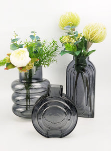 TOMMY ROUND GLASS VASE