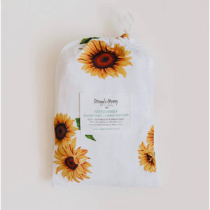 SUNFLOWER - BASSINET SHEET / CHANGE PAD COVER