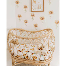 Load image into Gallery viewer, SUNFLOWER - BASSINET SHEET / CHANGE PAD COVER
